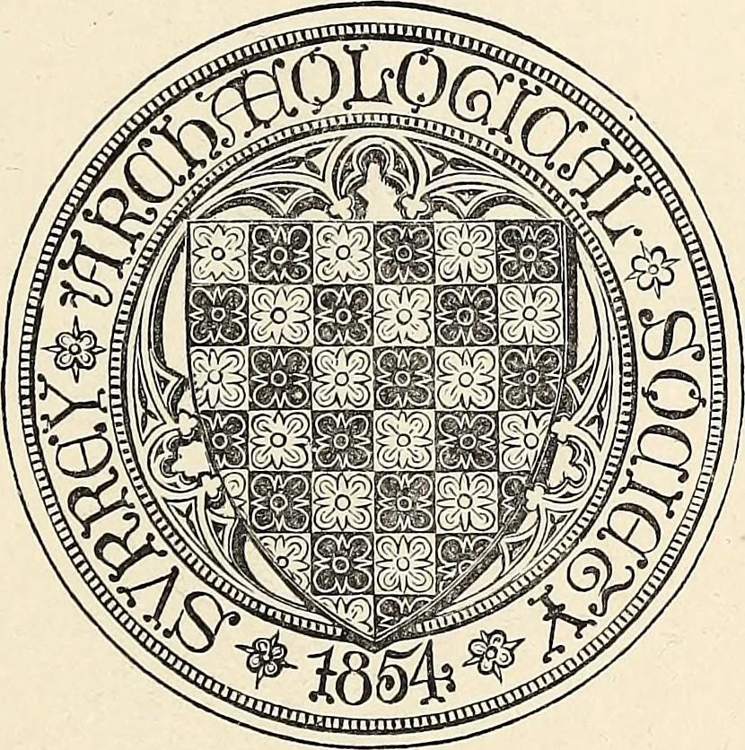 An illustration from Surrey archaeological collections, relating to the history and antiquities of the county, 1913, leaf 6