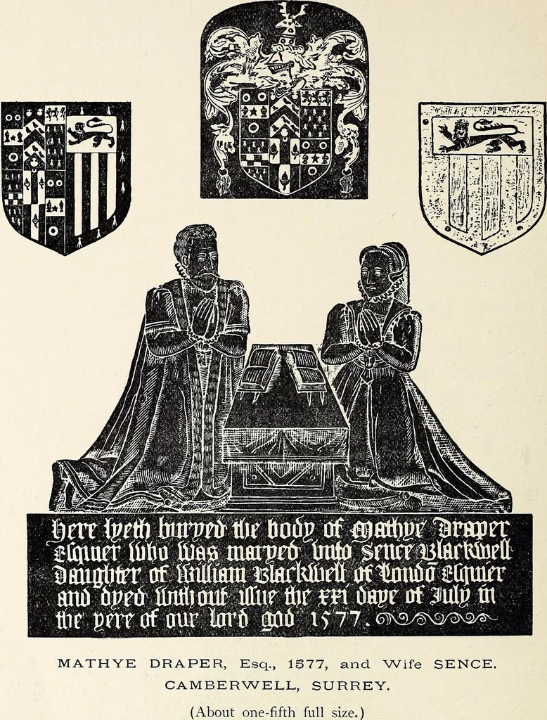 An illustration from Surrey archaeological collections, relating to the history and antiquities of the county, 1913, leaf 69