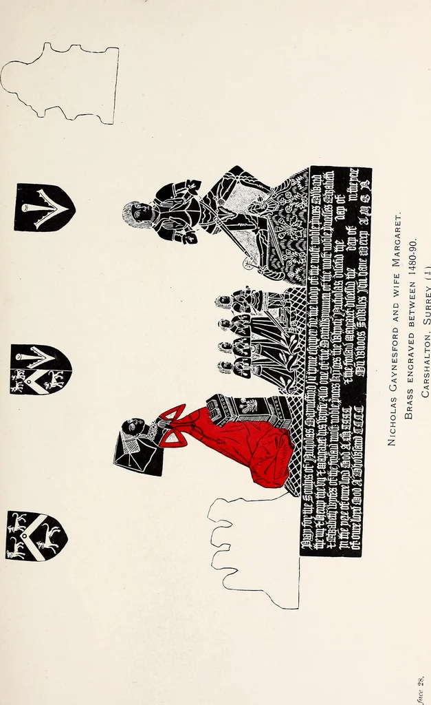 An illustration from Surrey archaeological collections, relating to the history and antiquities of the county, 1913, leaf 80
