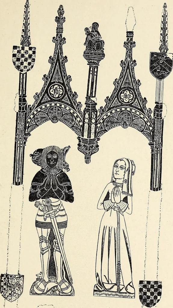 An illustration from Surrey archaeological collections, relating to the history and antiquities of the county, 1913, leaf 88