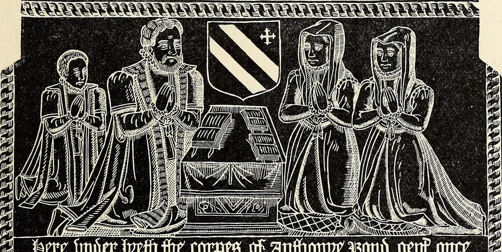 An illustration from Surrey archaeological collections, relating to the history and antiquities of the county, 1915, leaf 104