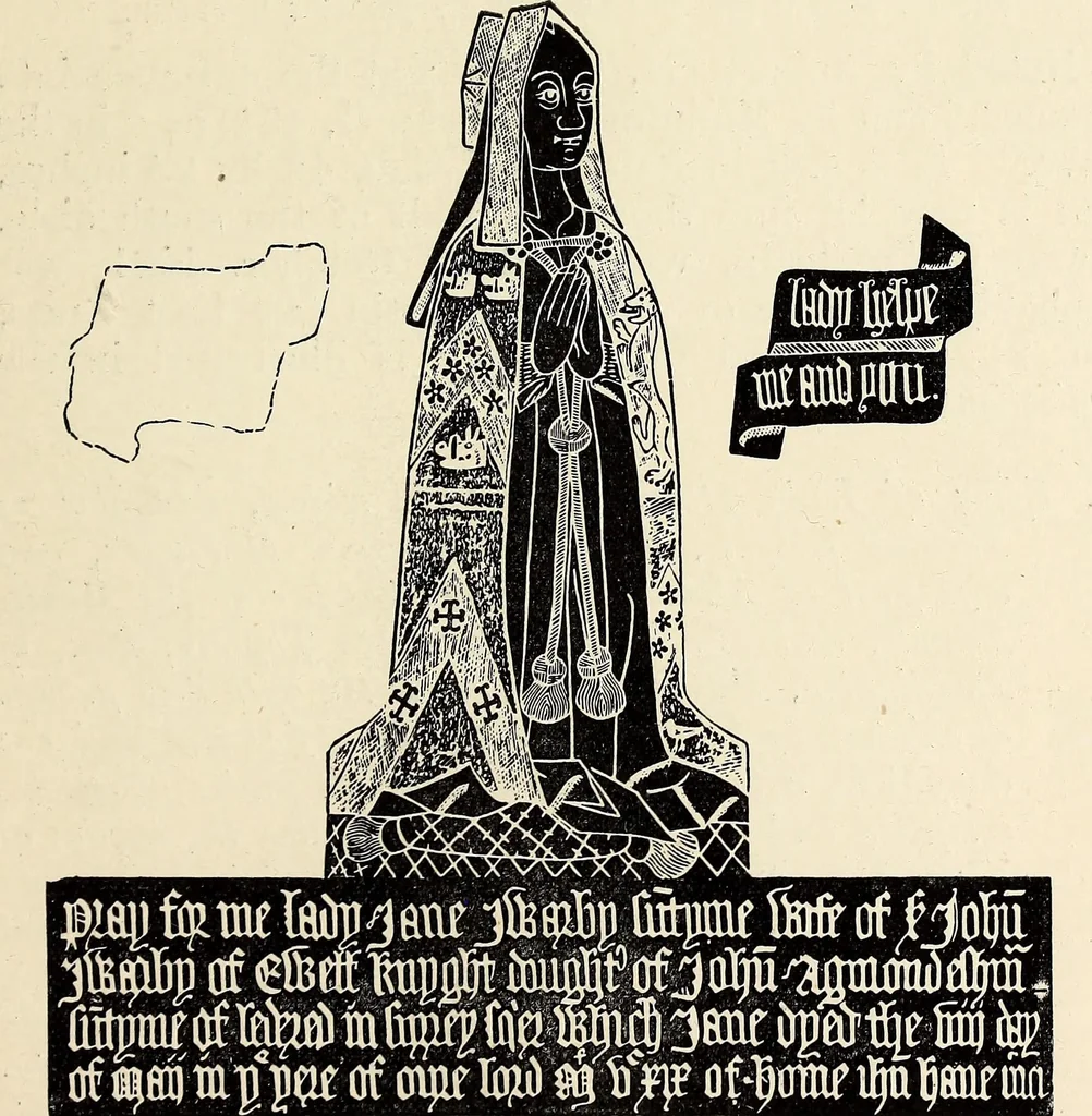 An illustration from Surrey archaeological collections, relating to the history and antiquities of the county, 1915, leaf 110