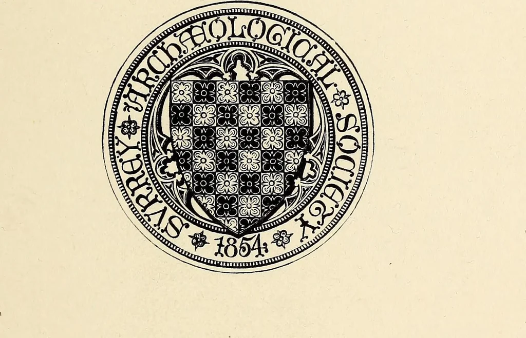 An illustration from Surrey archaeological collections, relating to the history and antiquities of the county, 1915, leaf 20