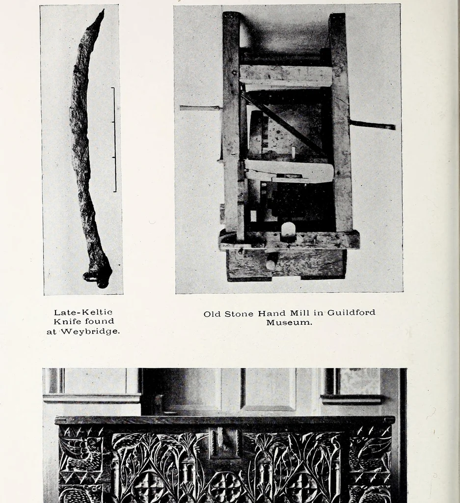 An illustration from Surrey archaeological collections, relating to the history and antiquities of the county, 1915, leaf 237