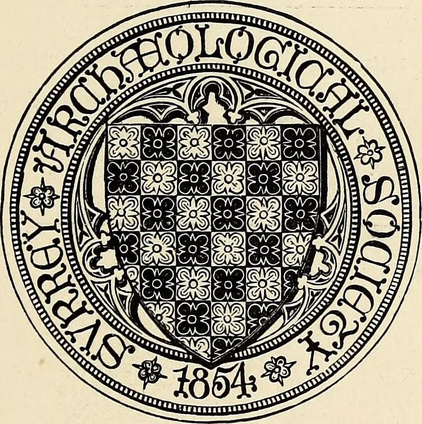An illustration from Surrey archaeological collections, relating to the history and antiquities of the county, 1915, leaf 6