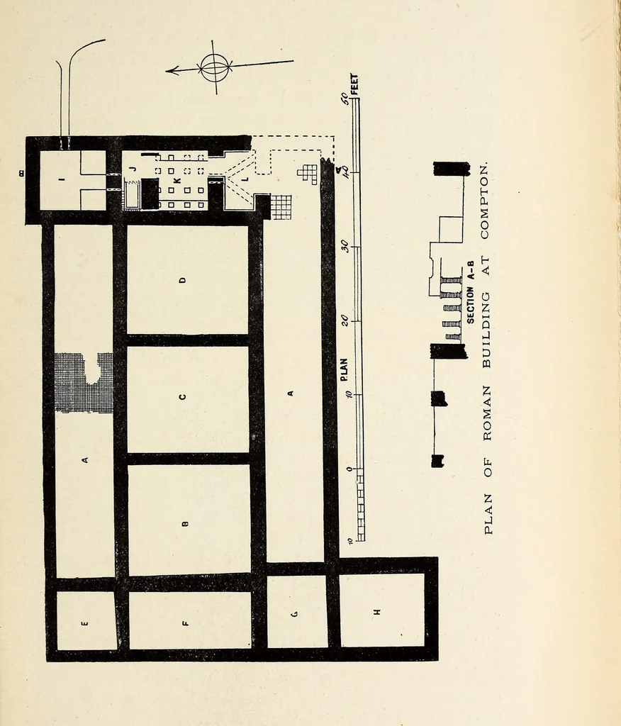 An illustration from Surrey archaeological collections, relating to the history and antiquities of the county, 1915, leaf 88