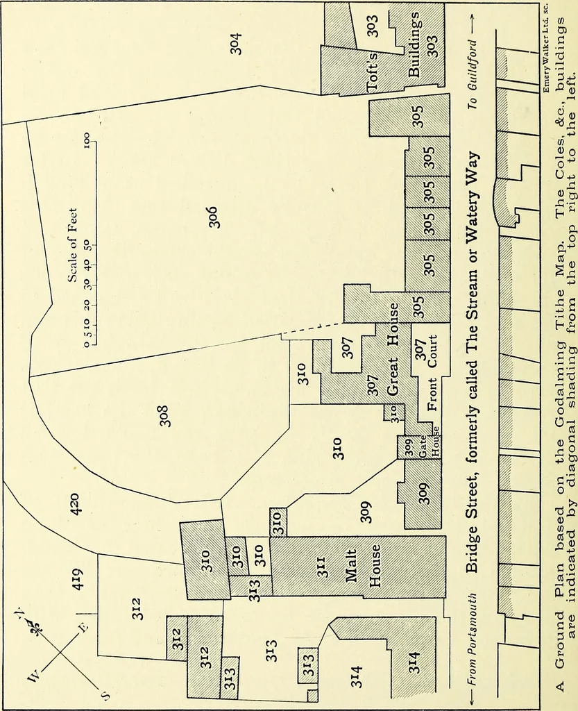 An illustration from Surrey archaeological collections, relating to the history and antiquities of the county, 1916, leaf 115