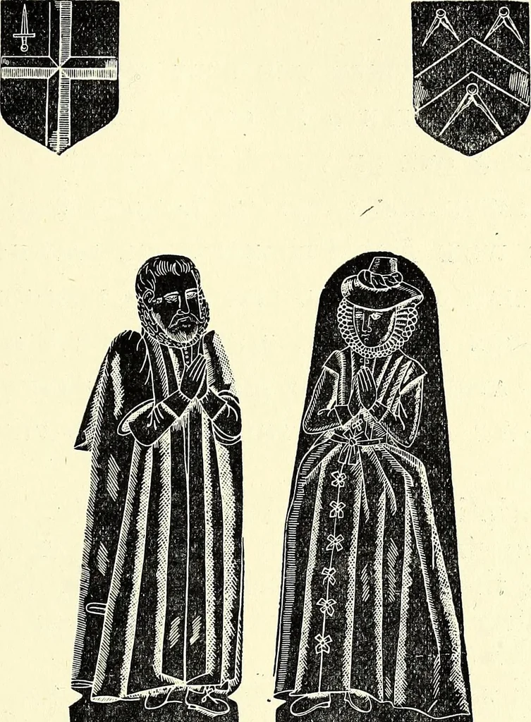 An illustration from Surrey archaeological collections, relating to the history and antiquities of the county, 1916, leaf 142
