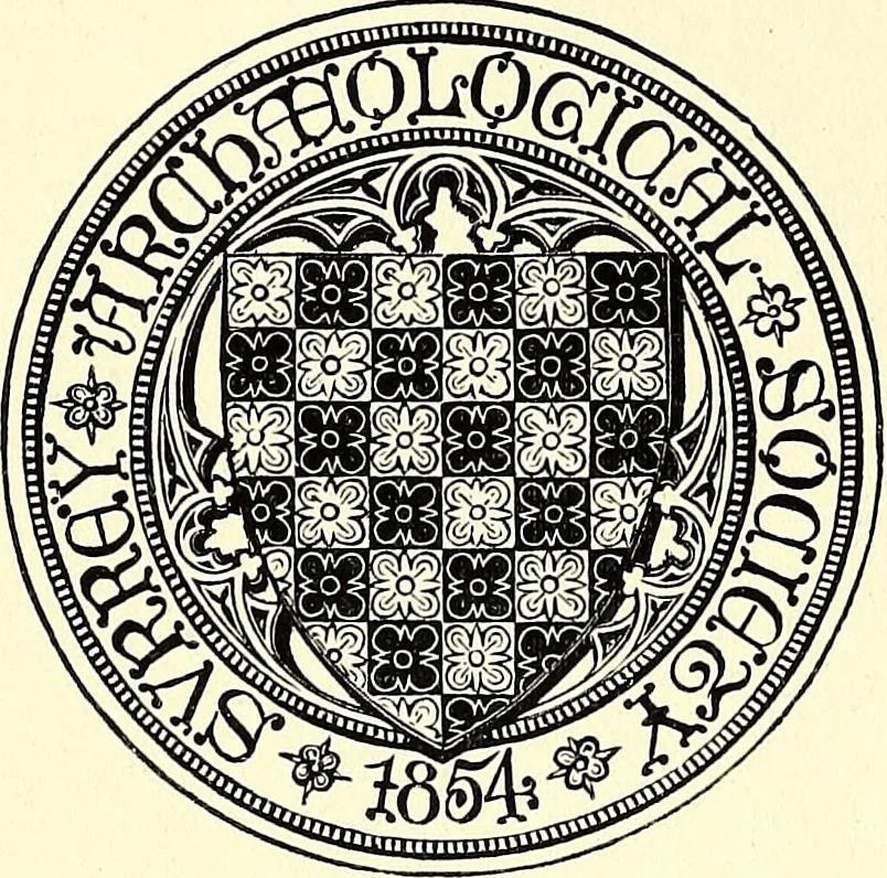 An illustration from Surrey archaeological collections, relating to the history and antiquities of the county, 1916, leaf 22