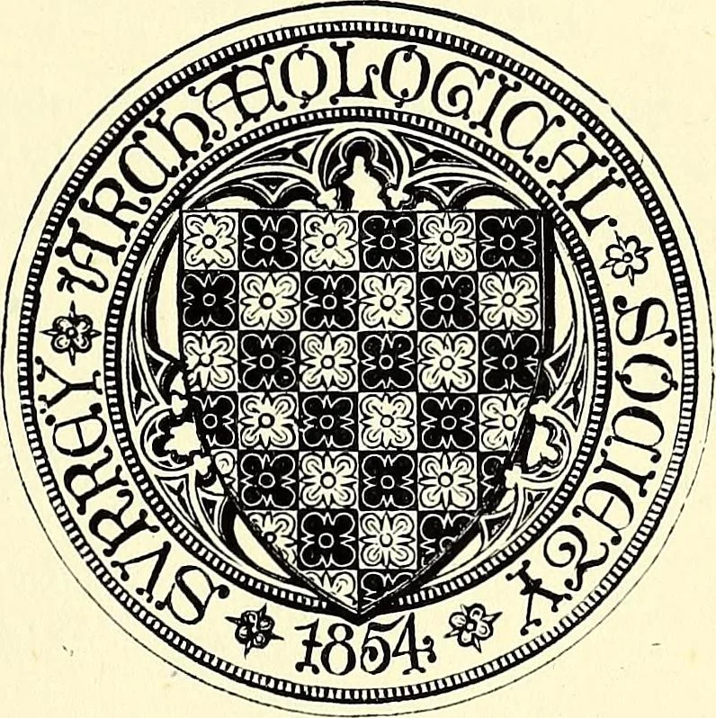 An illustration from Surrey archaeological collections, relating to the history and antiquities of the county, 1916, leaf 6