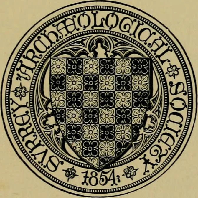 An illustration from Surrey archaeological collections, relating to the history and antiquities of the county, 1854, leaf 6