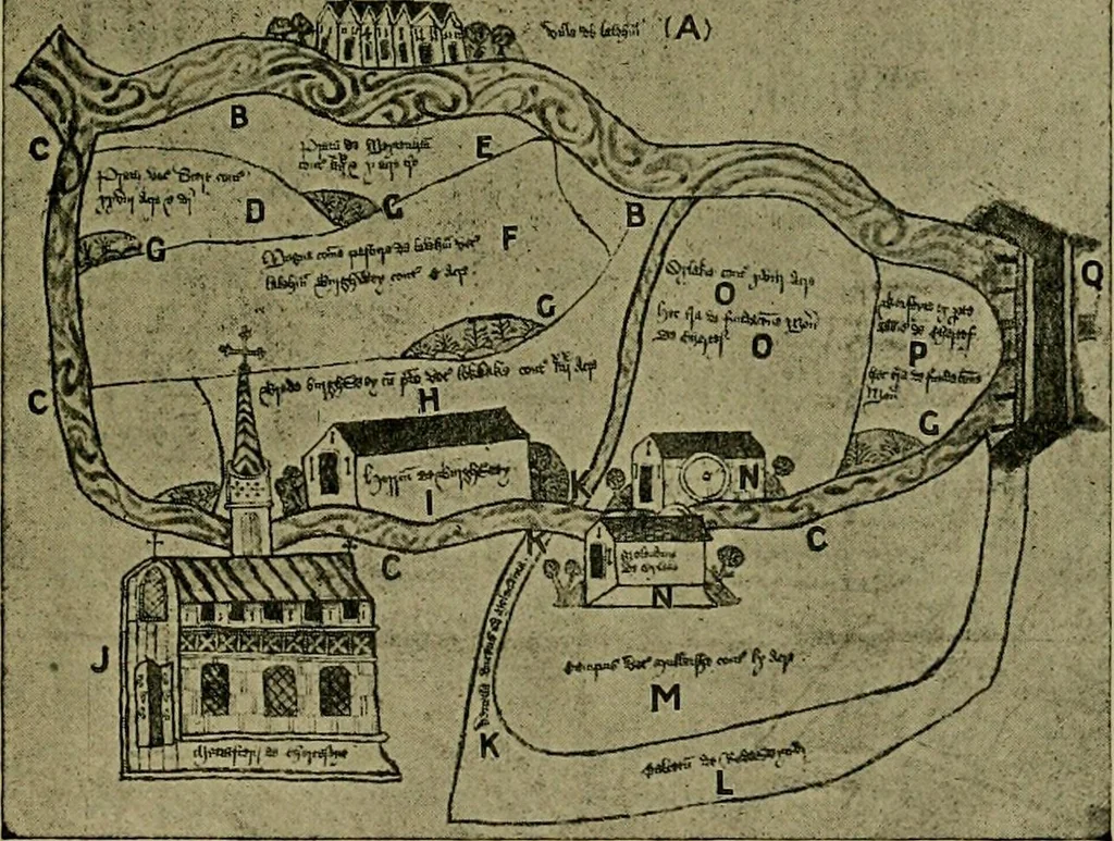An illustration from Surrey archaeological collections, relating to the history and antiquities of the county, 1854, leaf 76