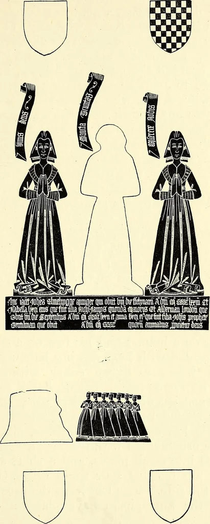 An illustration from Surrey archaeological collections, relating to the history and antiquities of the county, 1917, leaf 126