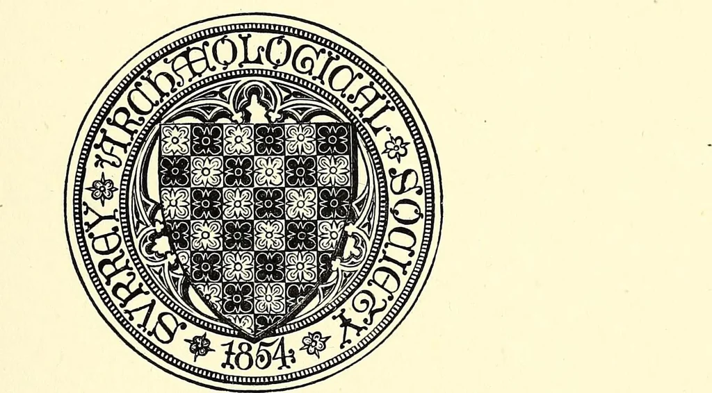 An illustration from Surrey archaeological collections, relating to the history and antiquities of the county, 1917, leaf 22