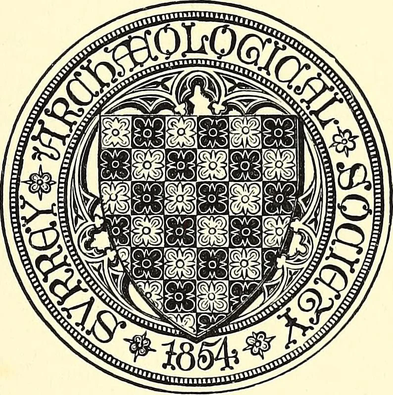 An illustration from Surrey archaeological collections, relating to the history and antiquities of the county, 1917, leaf 6