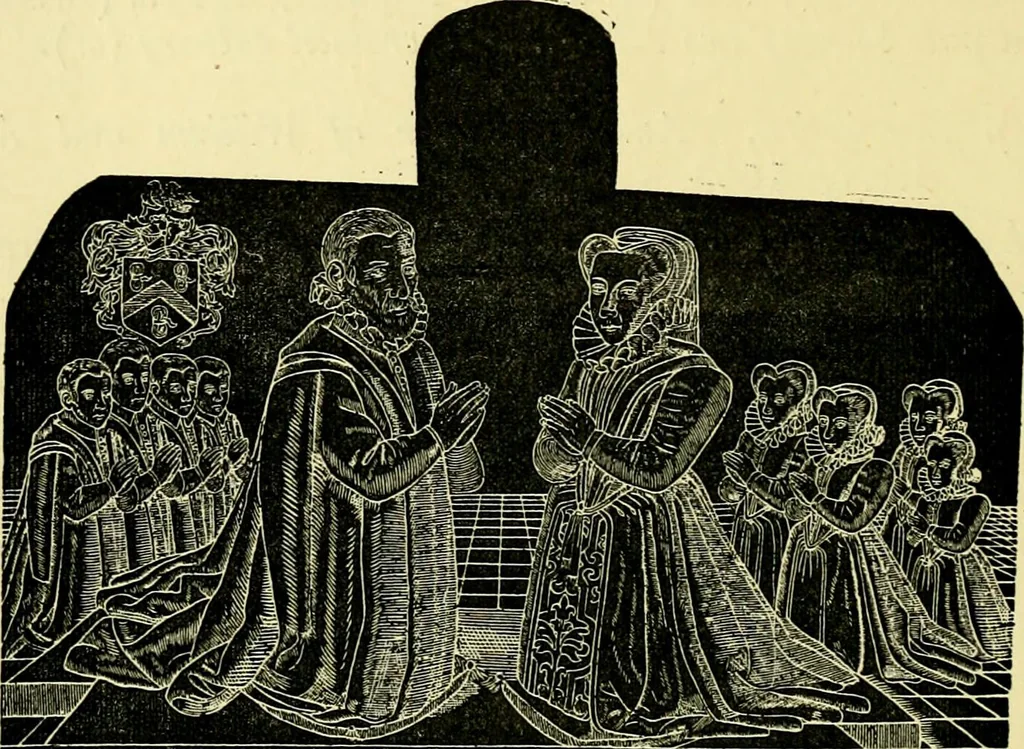 An illustration from Surrey archaeological collections, relating to the history and antiquities of the county, 1854, leaf 111