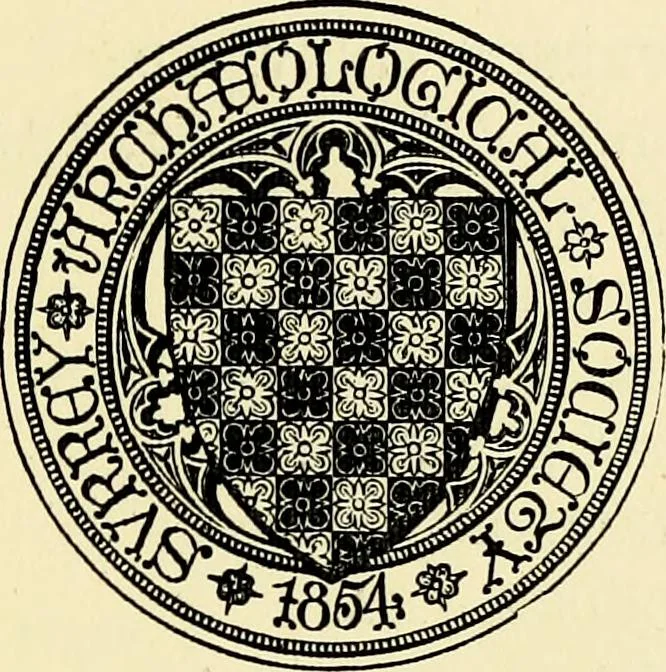 An illustration from Surrey archaeological collections, relating to the history and antiquities of the county, 1854, leaf 16