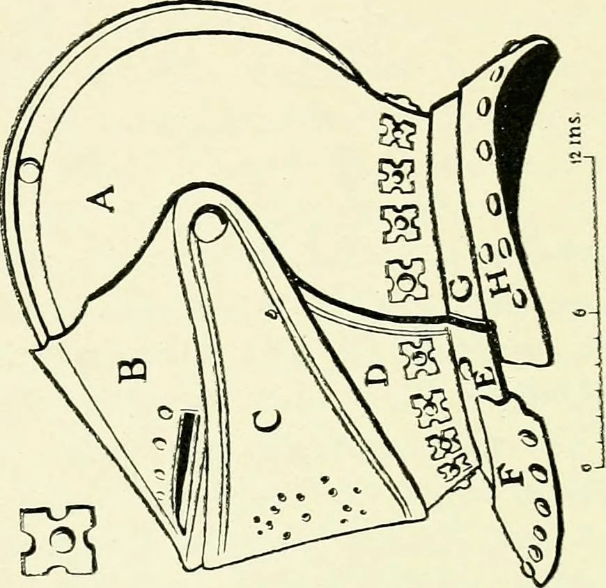 An illustration from Surrey archaeological collections, relating to the history and antiquities of the county, 1854, leaf 201