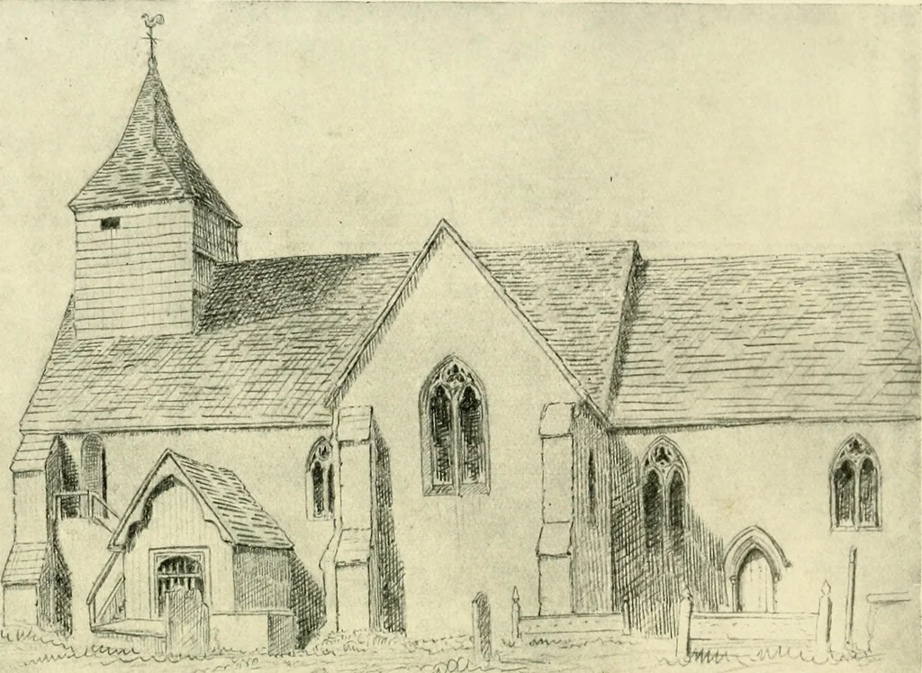 An illustration from Surrey archaeological collections, relating to the history and antiquities of the county, 1854, leaf 37