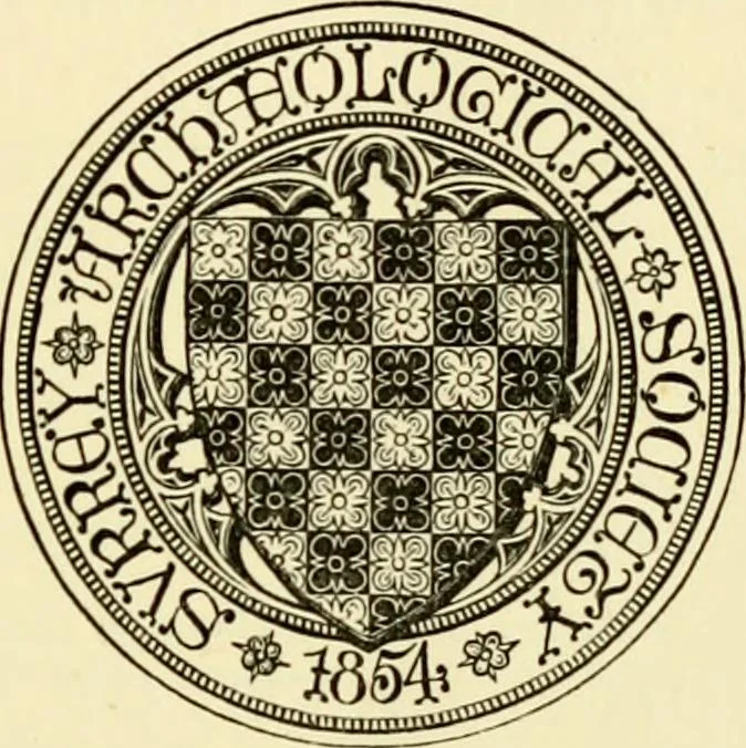 An illustration from Surrey archaeological collections, relating to the history and antiquities of the county, 1854, leaf 4