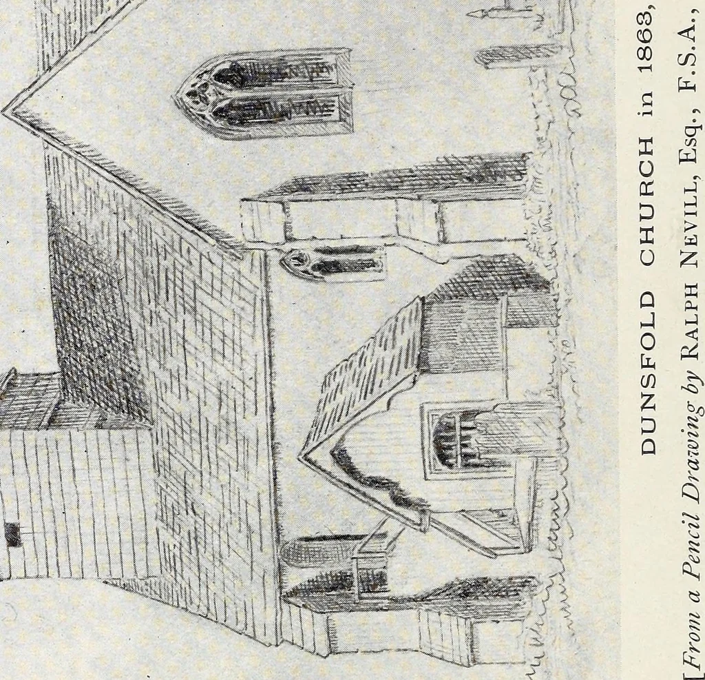 An illustration from Surrey archaeological collections, relating to the history and antiquities of the county, 1919, leaf 37