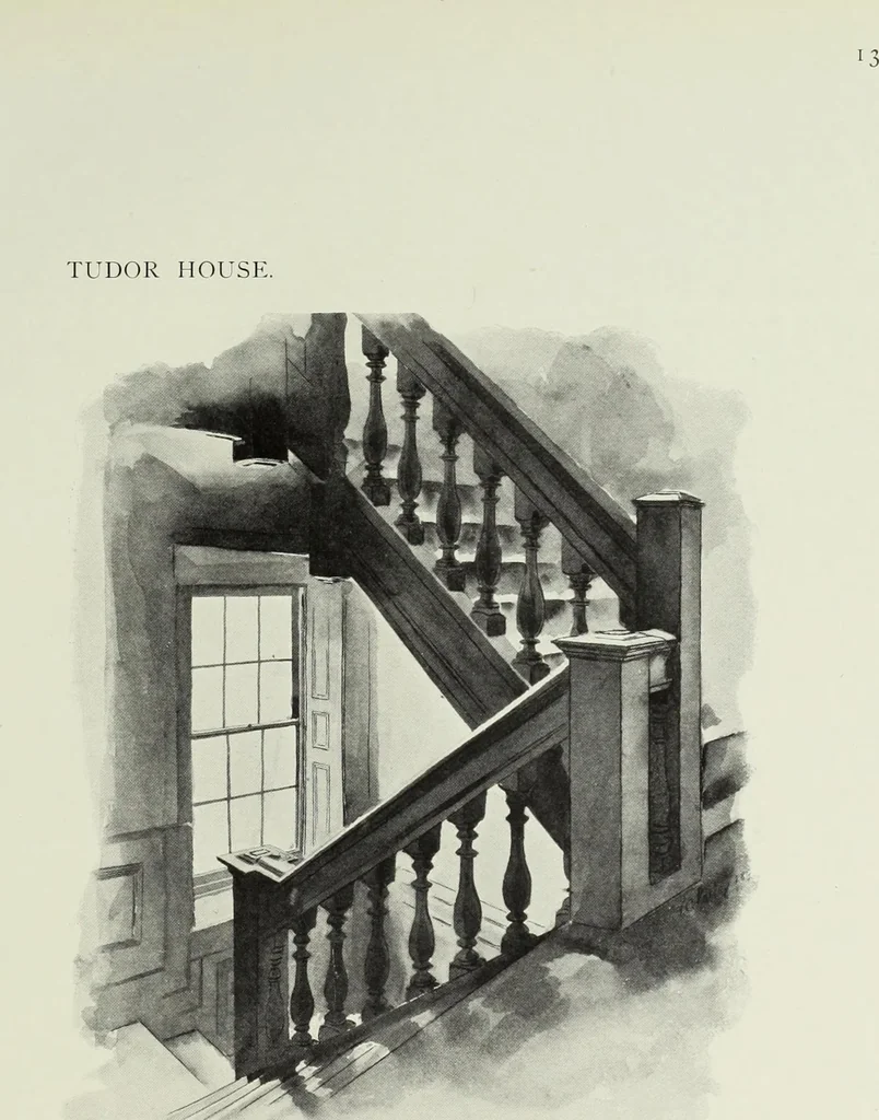 An illustration from The Survey of London : being the first volume of the register of the Committee for the survey of the memorials of greater London, containing the Parish of Bromley-by-Bow, 1900, leaf 120