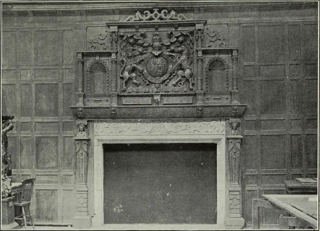 An illustration from The Survey of London : being the first volume of the register of the Committee for the survey of the memorials of greater London, containing the Parish of Bromley-by-Bow, 1900, leaf 140