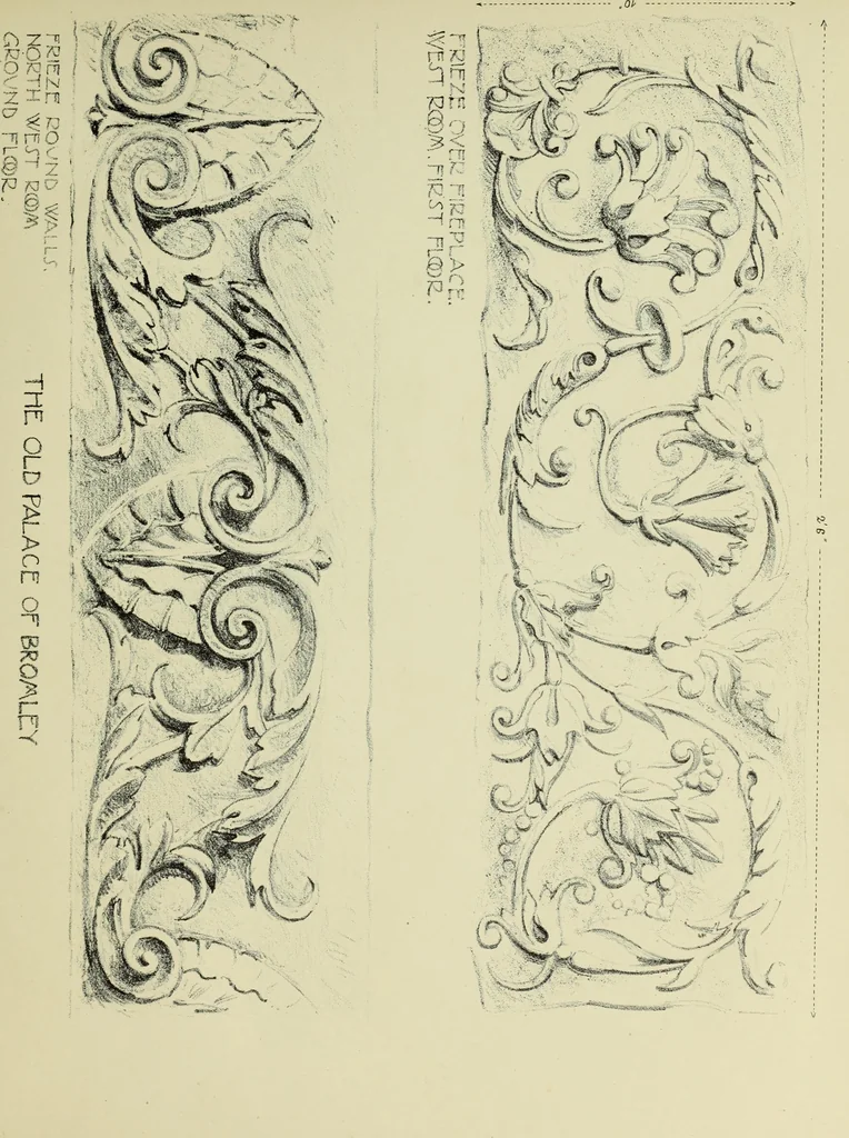 An illustration from The Survey of London : being the first volume of the register of the Committee for the survey of the memorials of greater London, containing the Parish of Bromley-by-Bow, 1900, leaf 152