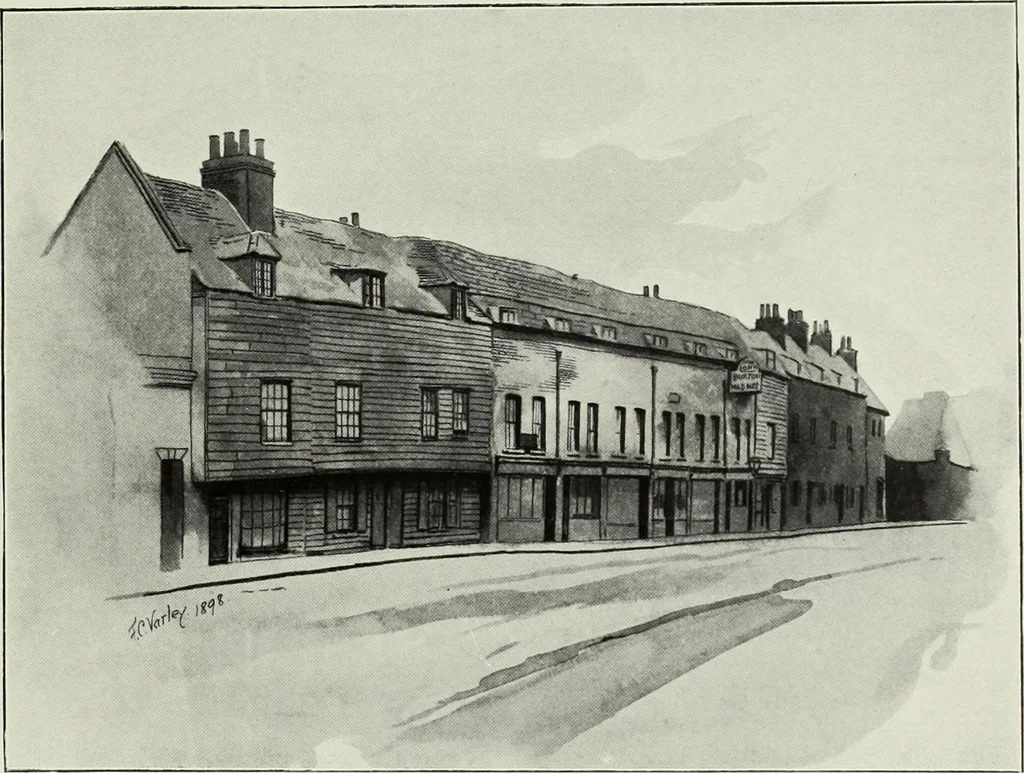 An illustration from The Survey of London : being the first volume of the register of the Committee for the survey of the memorials of greater London, containing the Parish of Bromley-by-Bow, 1900, leaf 160