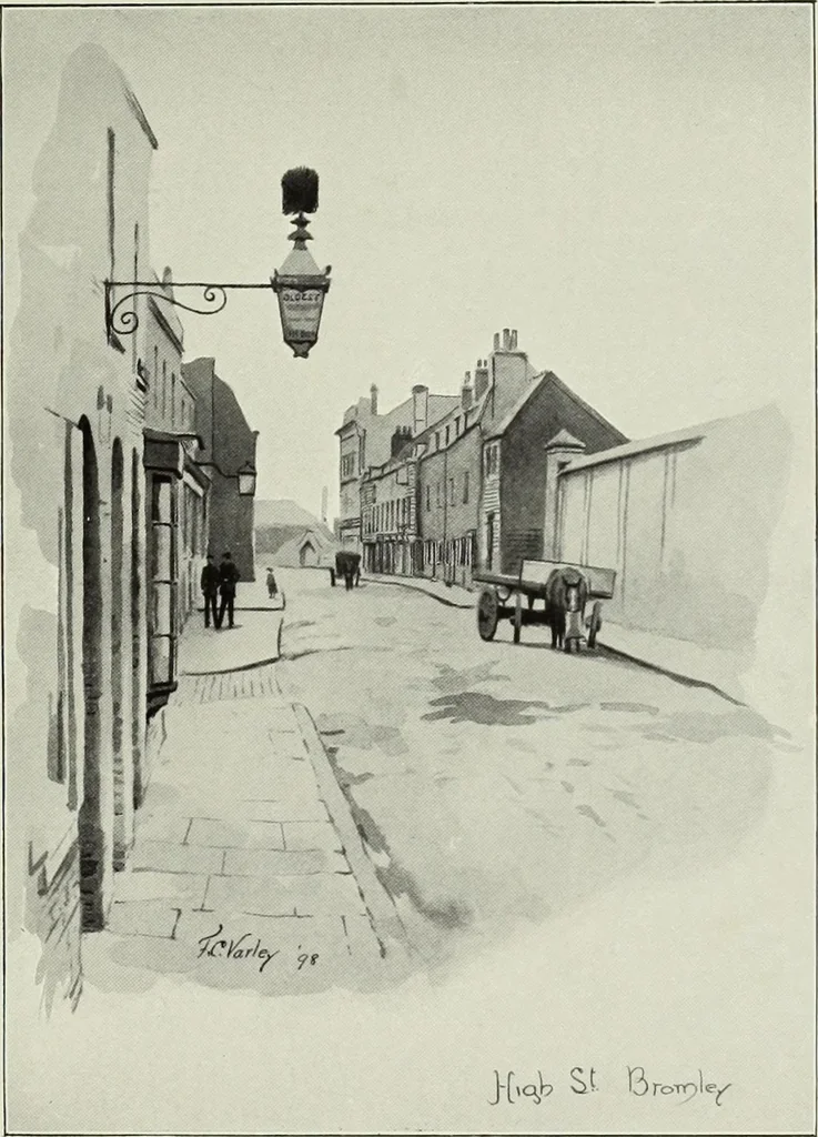 An illustration from The Survey of London : being the first volume of the register of the Committee for the survey of the memorials of greater London, containing the Parish of Bromley-by-Bow, 1900, leaf 162