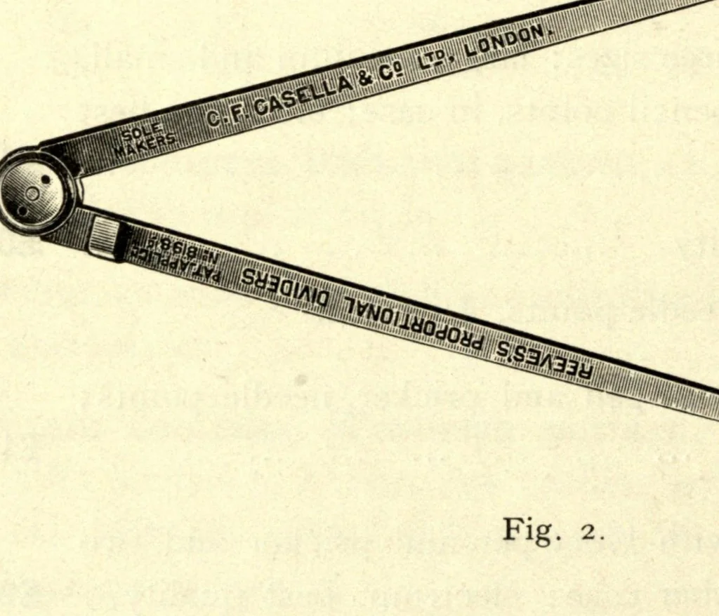 An illustration from Surveying and Drawing Instruments, 1911, leaf 98