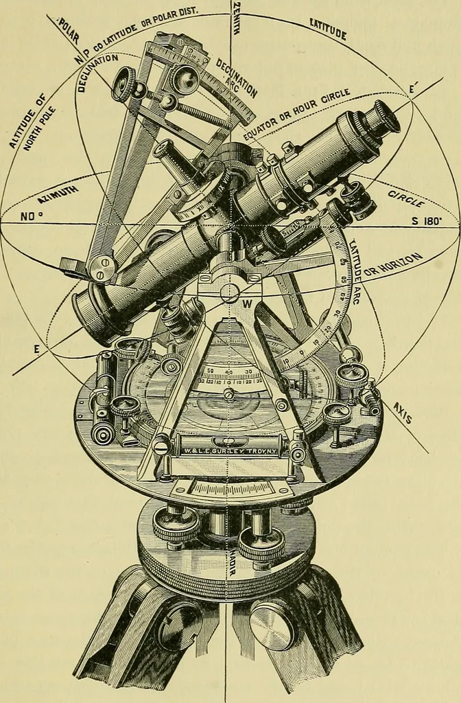 An illustration from Surveying and tables, 1903, leaf 40