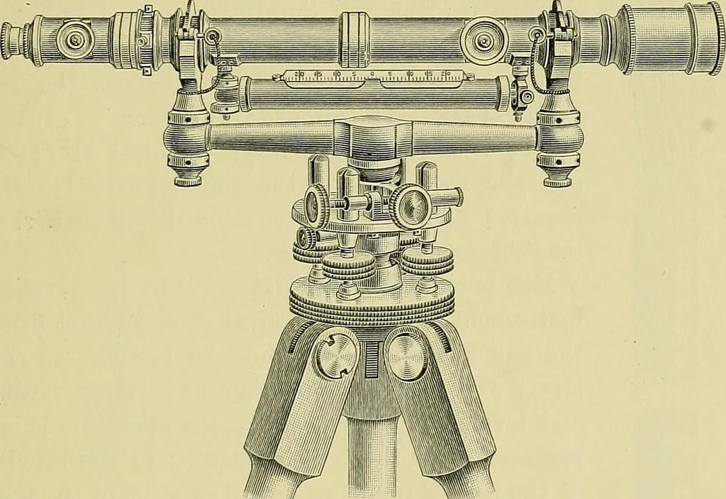 An illustration from Surveying and tables, 1903, leaf 46