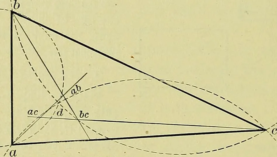 An illustration from Surveying and tables, 1903, leaf 53