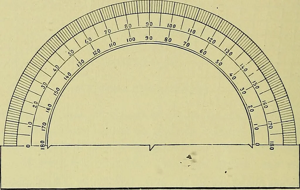An illustration from Surveying and tables, 1903, leaf 57