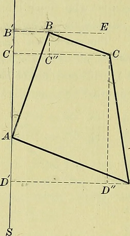 An illustration from Surveying and tables, 1903, leaf 67