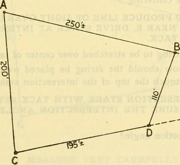 An illustration from Surveying, with sections on map reading. military sketching and topographic drawing, 1919, leaf 116
