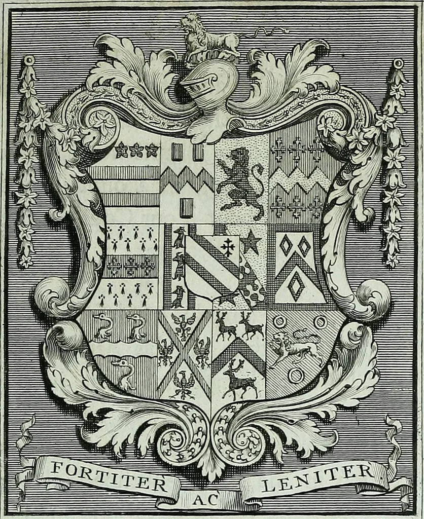 An illustration from A survey of the cathedrals of York, Durham, Carlisle, Chester, Man, Litchfield, Hereford, Worcester, Gloucester, Bristol, Lincoln, Ely, Oxford, Peterborough, Canterbury, Rochester, London, Winchester, Chichester, Norwich, Salisbury, Wells, Exeter, St. Davids, Landaff, Bangor, and St. Asaph : containing an history of their foundations, builders, antient monuments, and inscriptions, endowments, alienations, sales of lands, patronages ... : with an exact account of all the churches and chapels in each diocese, distinguished under their proper archdeaconries and deanries, to what saints dedicated, who patrons of them, and to what religious houses appropriated : the whole extracted from numerous collections out of the registers of every particular see ... : and illustrated with thirty-two curious draughts ... : in three volumes, 1742, leaf 6