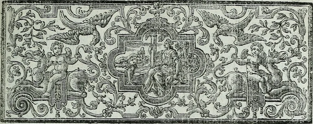 An illustration from A survey of the cathedrals of York, Durham, Carlisle, Chester, Man, Litchfield, Hereford, Worcester, Gloucester, Bristol, Lincoln, Ely, Oxford, Peterborough, Canterbury, Rochester, London, Winchester, Chichester, Norwich, Salisbury, Wells, Exeter, St. Davids, Landaff, Bangor, and St. Asaph : containing an history of their foundations, builders, antient monuments, and inscriptions, endowments, alienations, sales of lands, patronages ... : with an exact account of all the churches and chapels in each diocese, distinguished under their proper archdeaconries and deanries, to what saints dedicated, who patrons of them, and to what religious houses appropriated : the whole extracted from numerous collections out of the registers of every particular see ... : and illustrated with thirty-two curious draughts ... : in three volumes, 1742, leaf 302