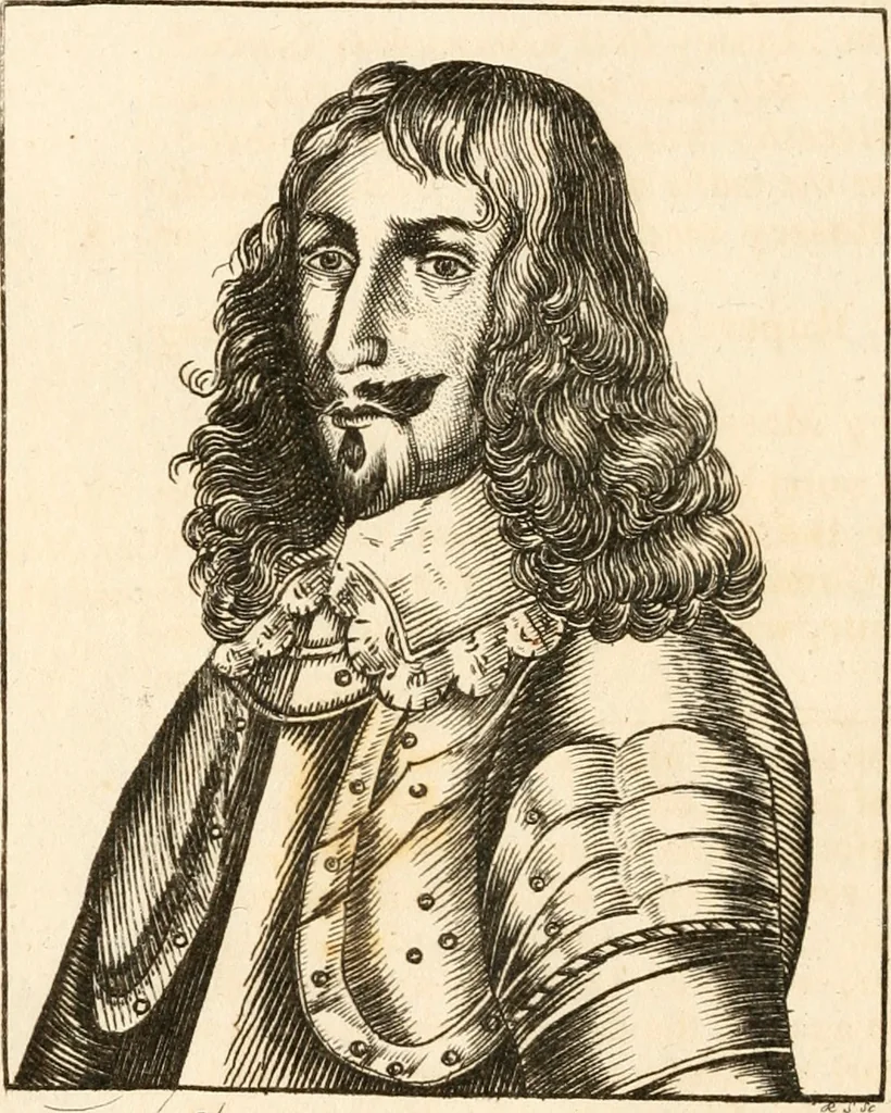 An illustration from A survey of England's champions and truths faithfull patriots; or, A Chronological recitement of the principall proceedings of the most worthy commanders of the prosperous armies raised for the preservation of religion, the Kings Majesties Person, the Privileges of Parliament, and the liberty of the subject, [etc.]; with a most exact narration of the several victories, as also the number of commanders and soldiers that have been slain on both sides since these uncivill civill wars began, 1647, leaf 115