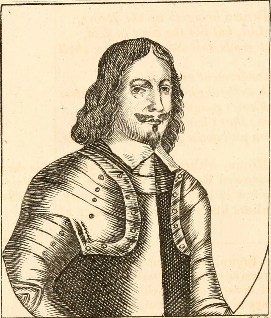 An illustration from A survey of England's champions and truths faithfull patriots; or, A Chronological recitement of the principall proceedings of the most worthy commanders of the prosperous armies raised for the preservation of religion, the Kings Majesties Person, the Privileges of Parliament, and the liberty of the subject, [etc.]; with a most exact narration of the several victories, as also the number of commanders and soldiers that have been slain on both sides since these uncivill civill wars began, 1647, leaf 159