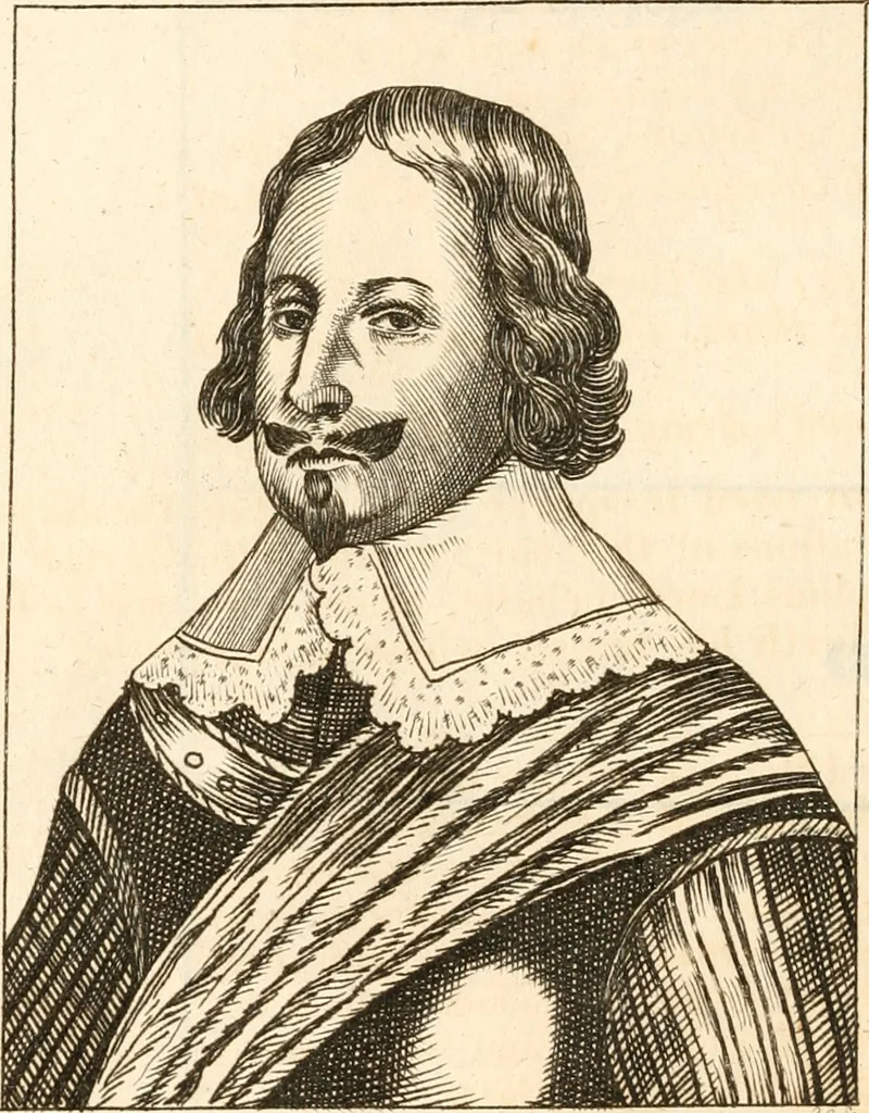 An illustration from A survey of England's champions and truths faithfull patriots; or, A Chronological recitement of the principall proceedings of the most worthy commanders of the prosperous armies raised for the preservation of religion, the Kings Majesties Person, the Privileges of Parliament, and the liberty of the subject, [etc.]; with a most exact narration of the several victories, as also the number of commanders and soldiers that have been slain on both sides since these uncivill civill wars began, 1647, leaf 75