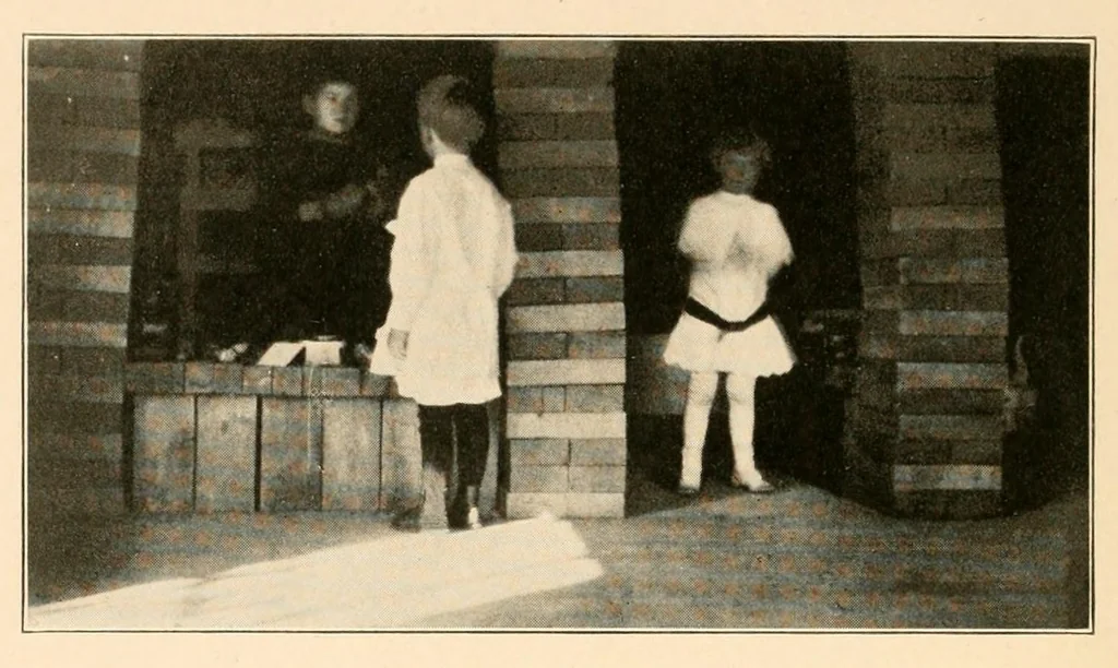 An illustration from Survey of the kindergartens of Richmond, Indiana, 1917, leaf 22