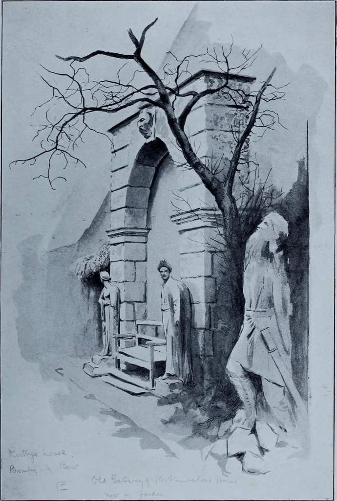 An illustration from Survey of London, 1900, leaf 118