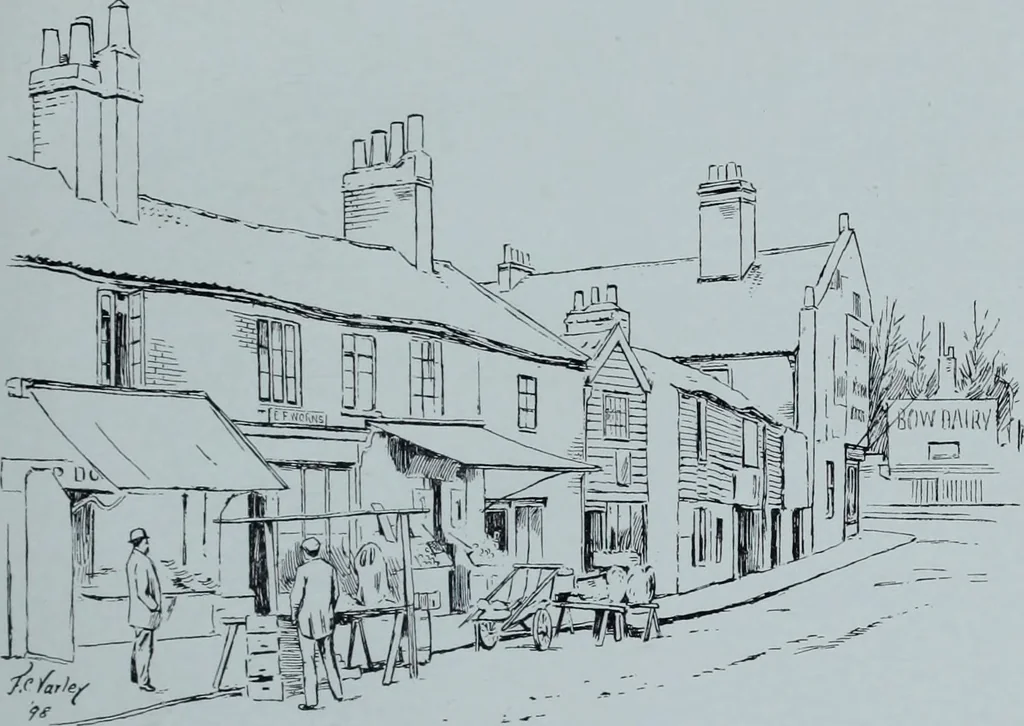 An illustration from Survey of London, 1900, leaf 156