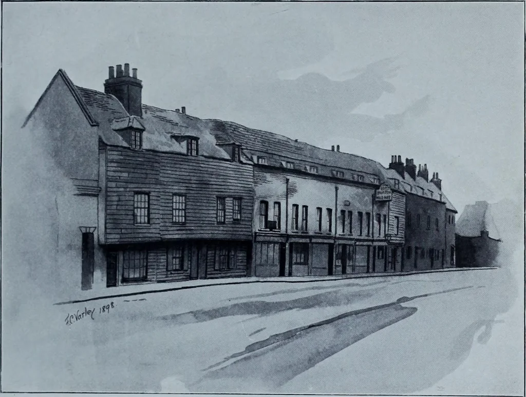 An illustration from Survey of London, 1900, leaf 162