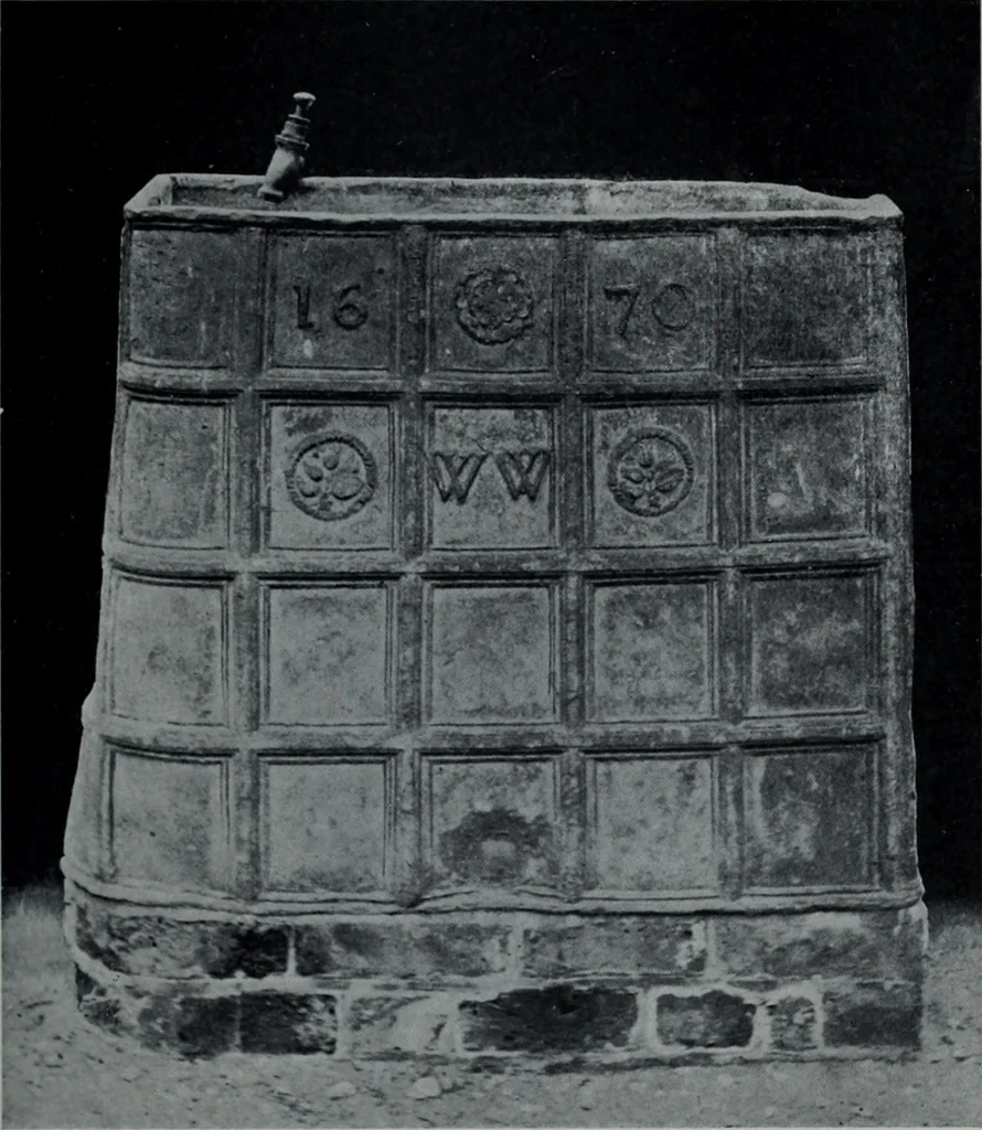 An illustration from Survey of London, 1900, leaf 156