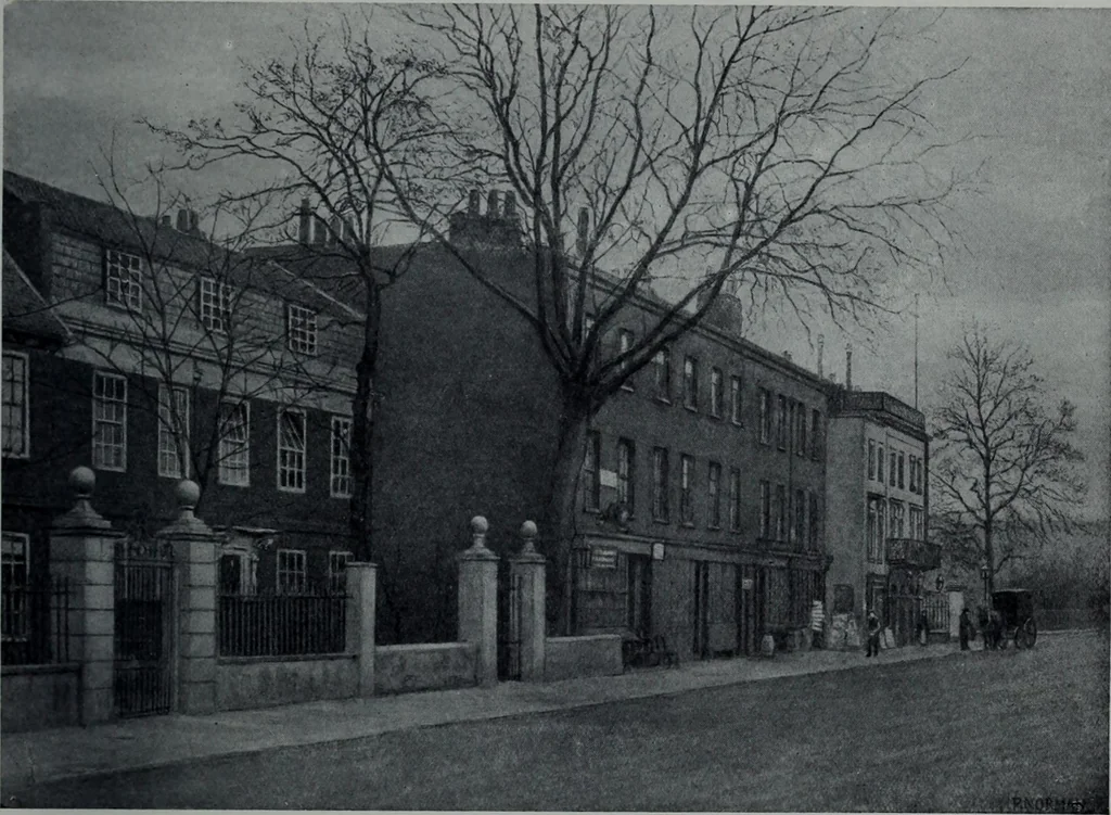 An illustration from Survey of London, 1900, leaf 158