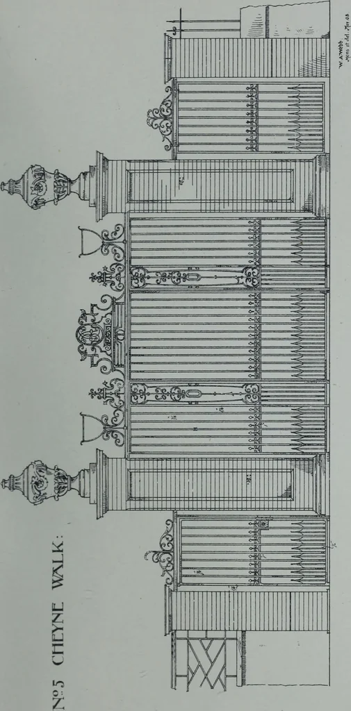 An illustration from Survey of London, 1900, leaf 212