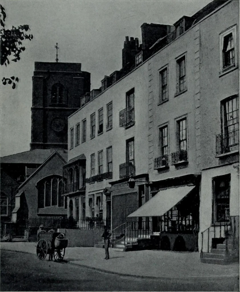 An illustration from Survey of London, 1900, leaf 320